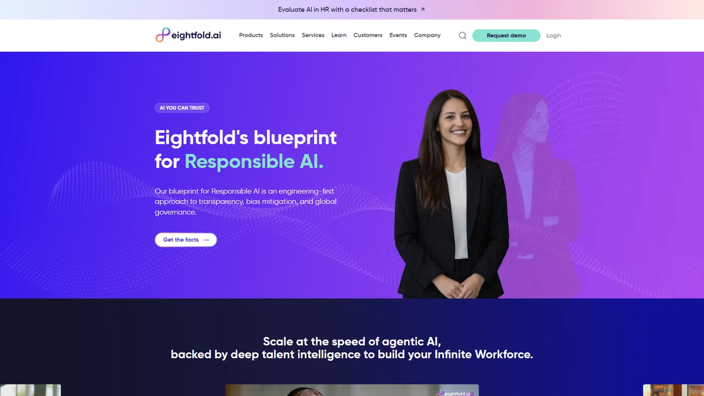 Eightfold AI talent intelligence platform with deep learning candidate matching