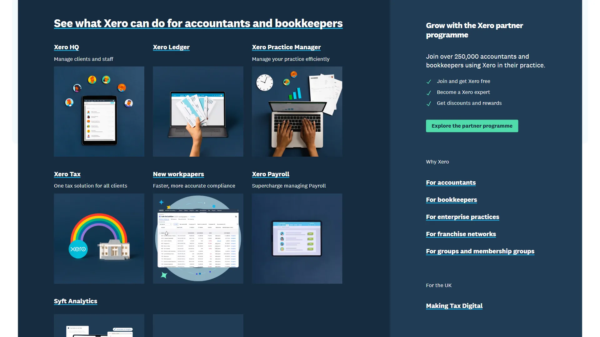 Xero accounting dashboard showing AI bank reconciliation and invoice management