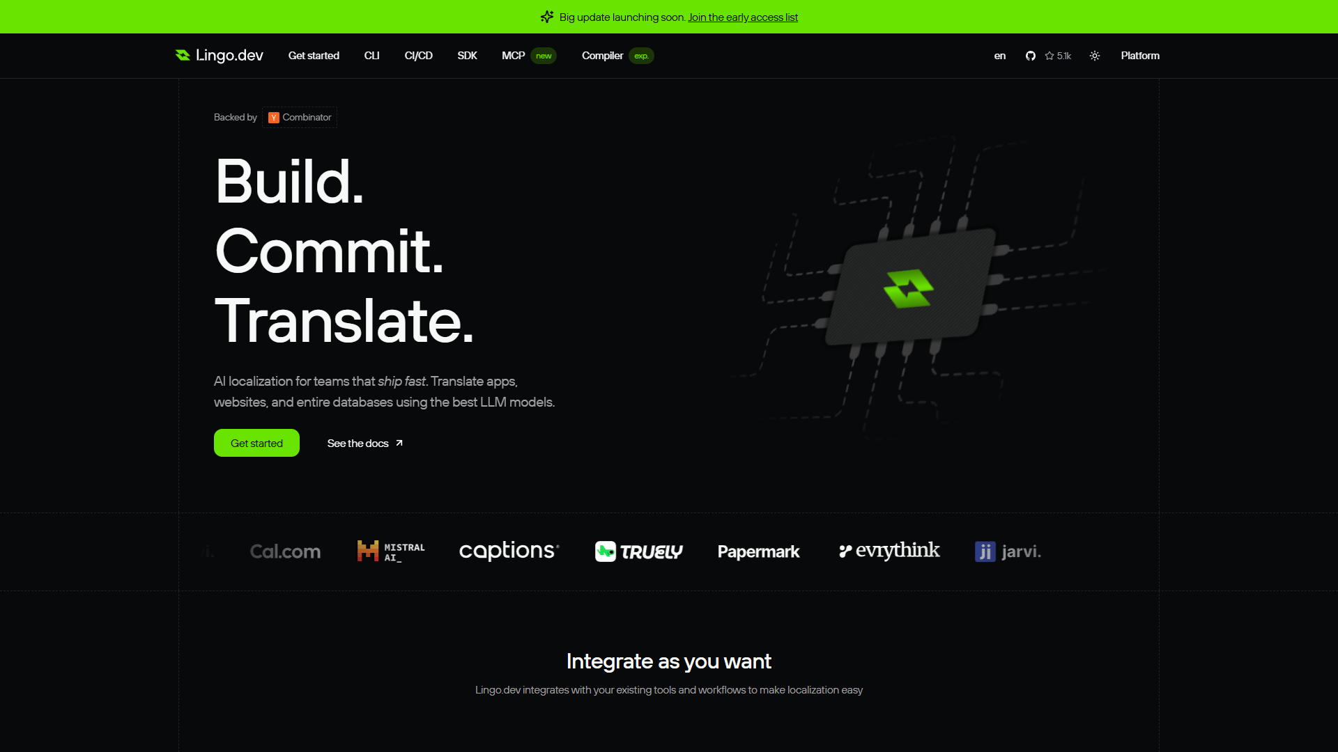 Lingo.dev CI/CD integration