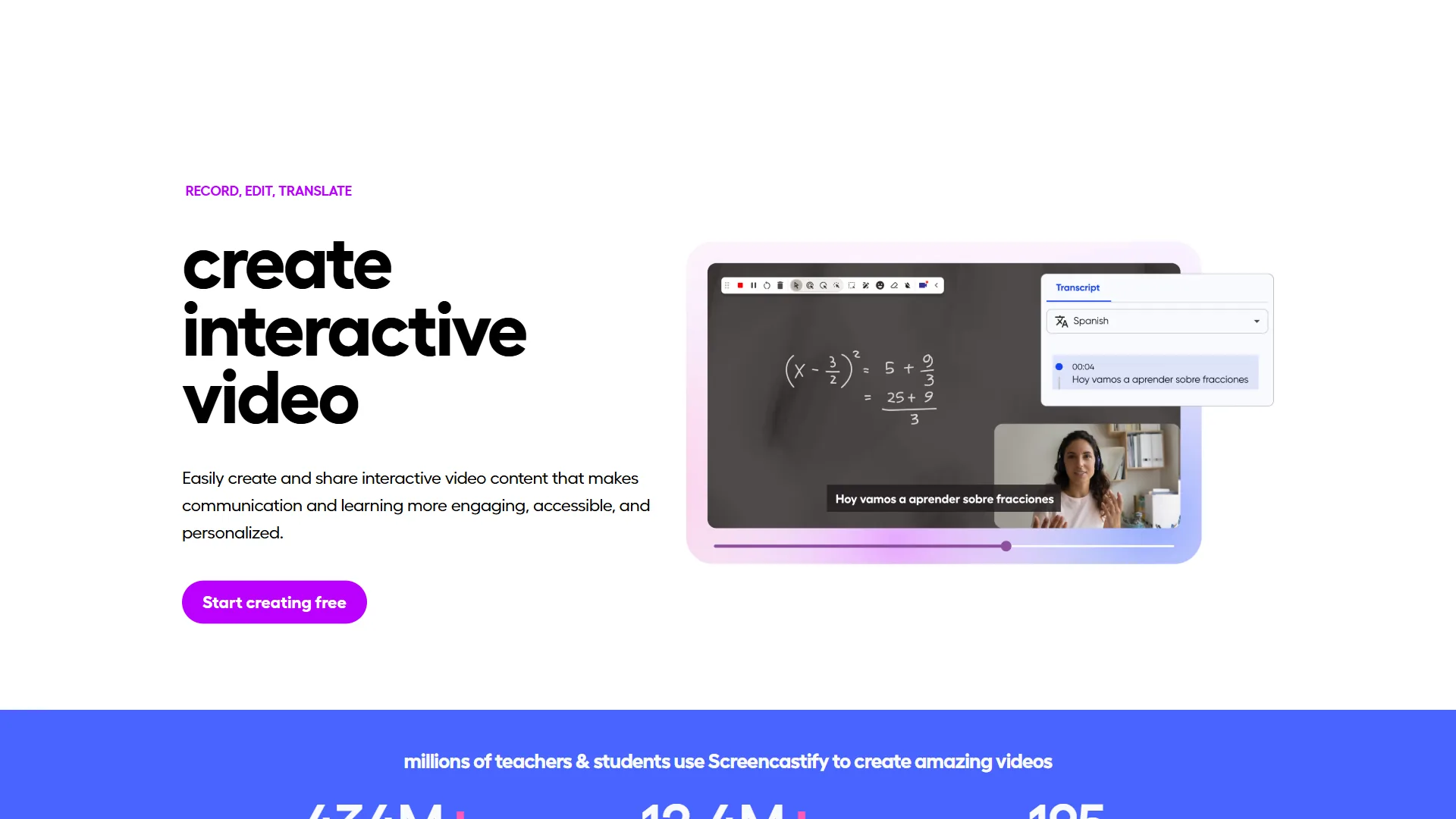 Screencastify platform