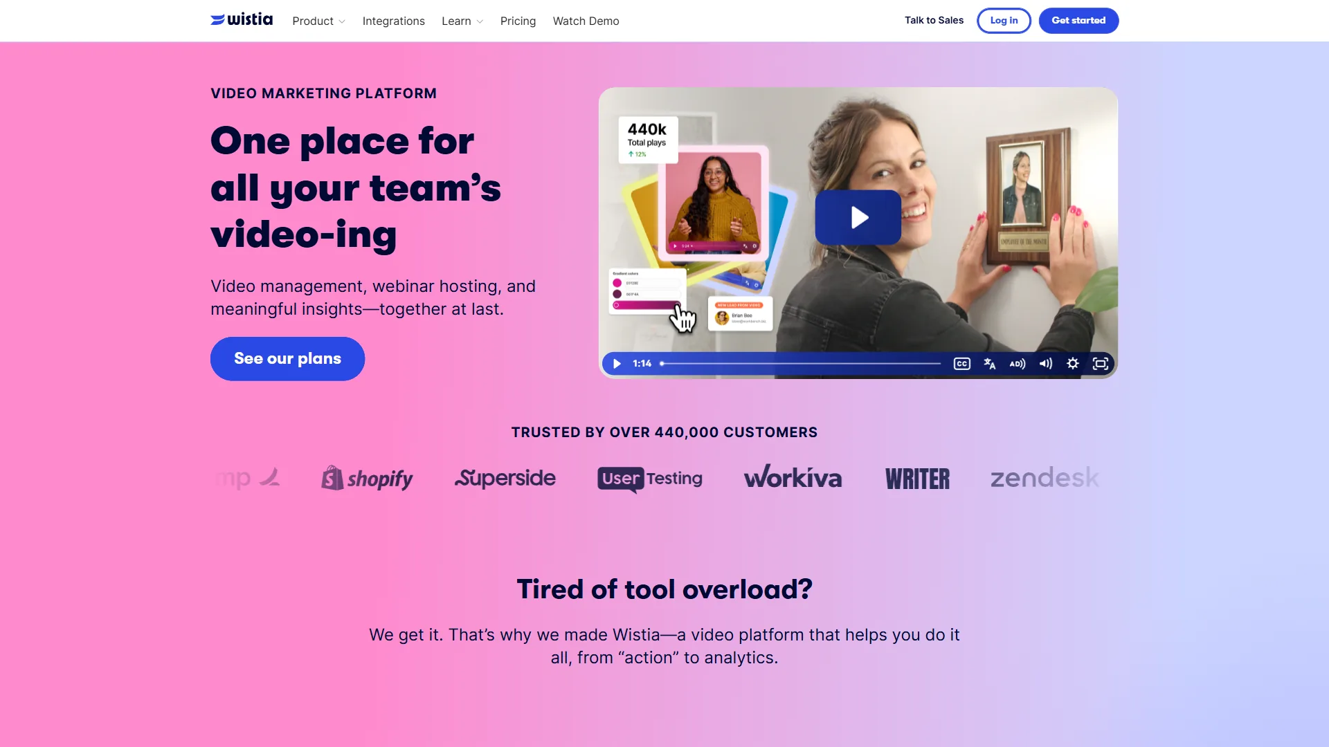 Wistia platform