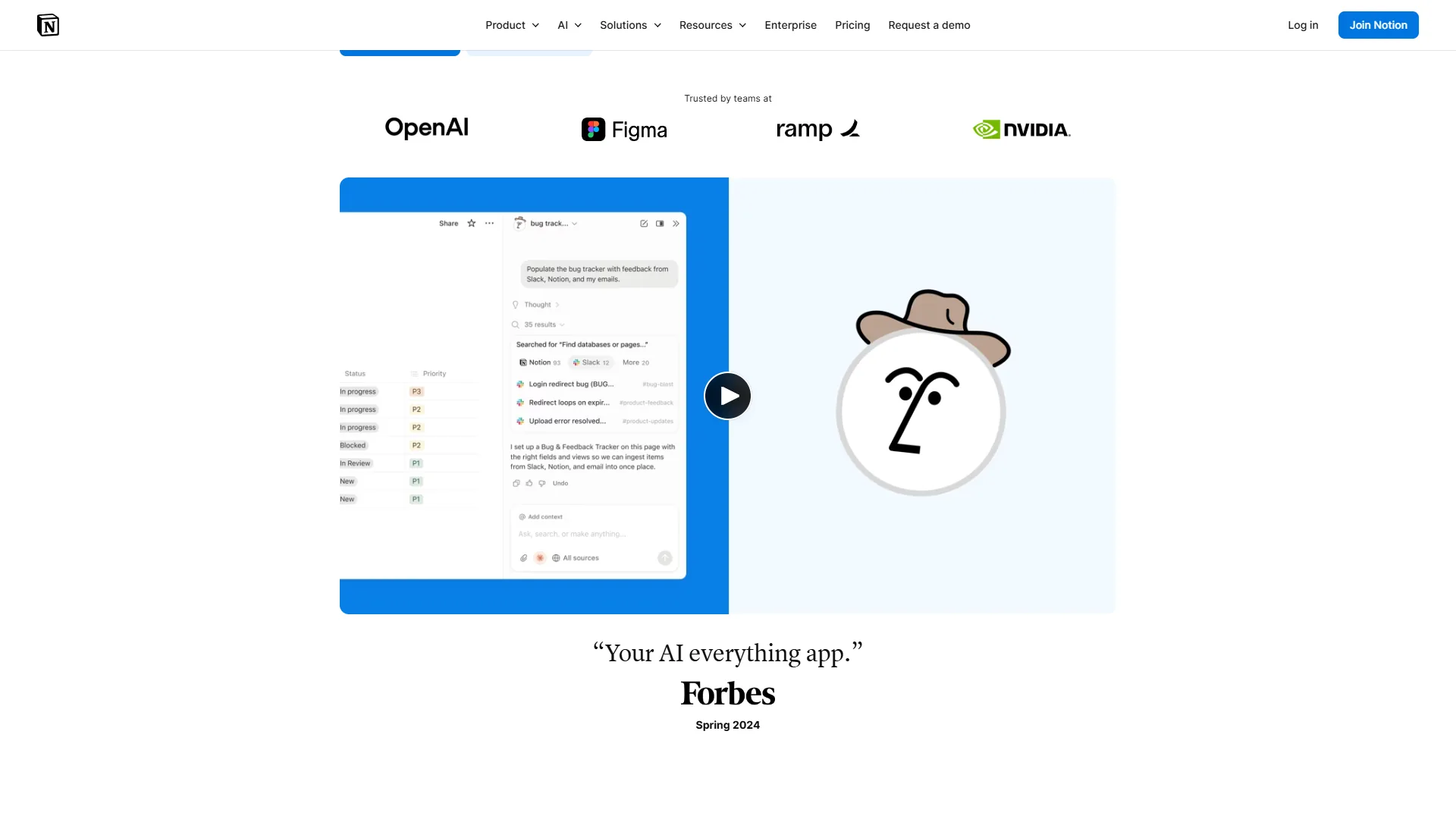 Notion AI agent interface showing autonomous database operations and natural language queries