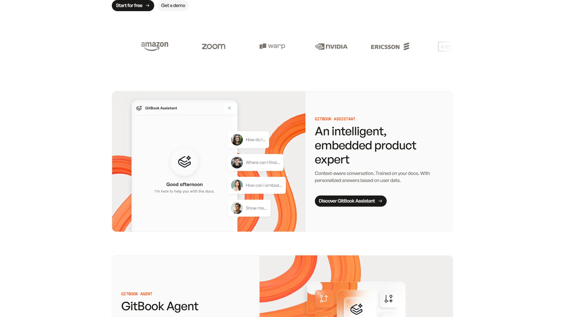GitBook AI search and documentation features