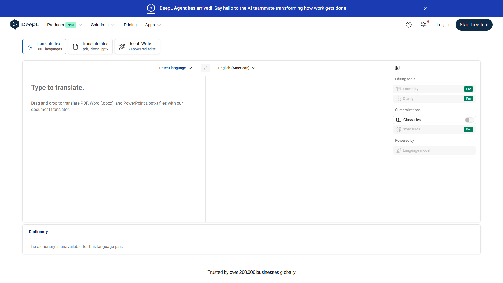 DeepL translation interface showing side-by-side source and target text with accuracy metrics