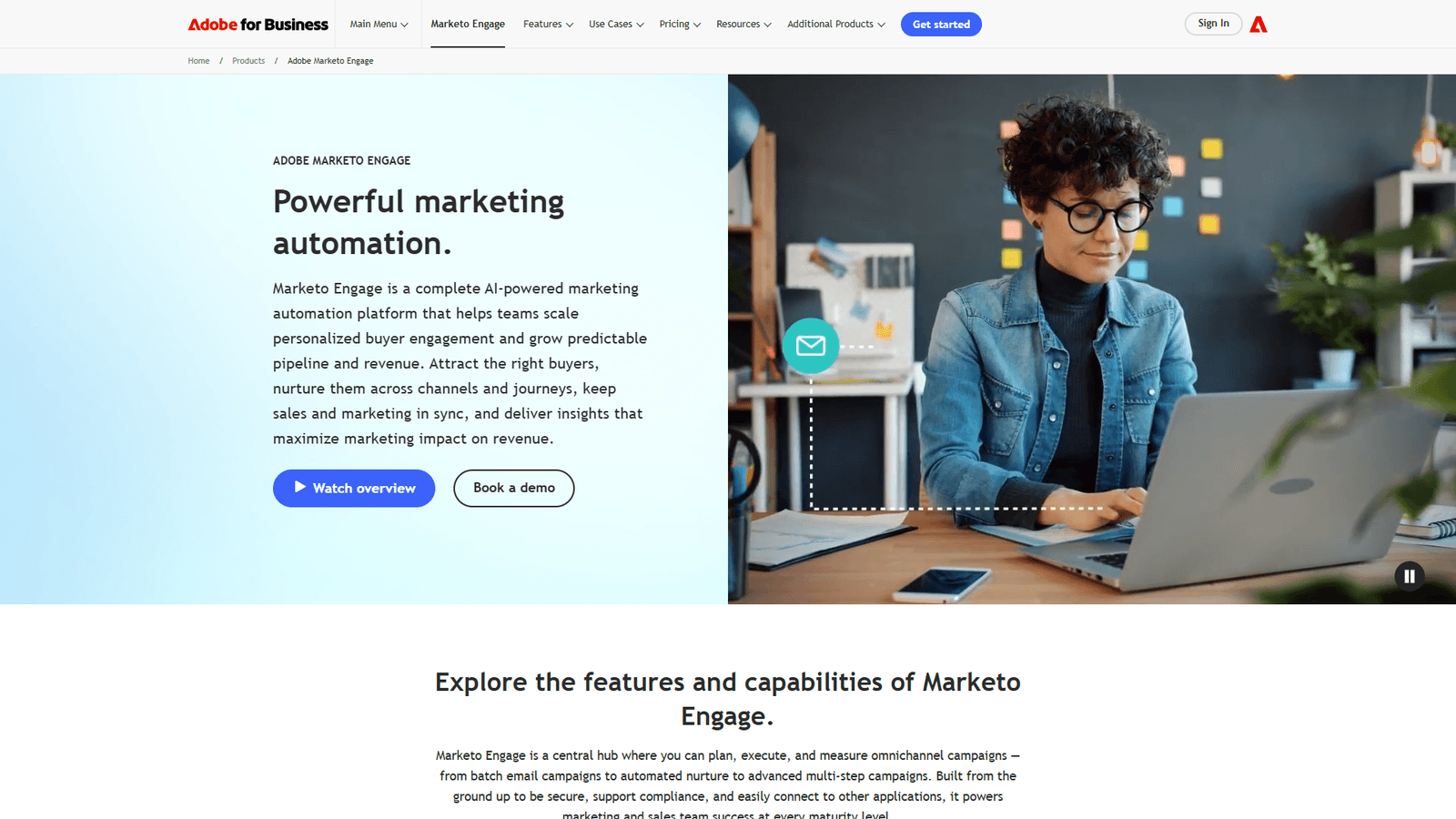 Marketo Engage account-based marketing dashboard