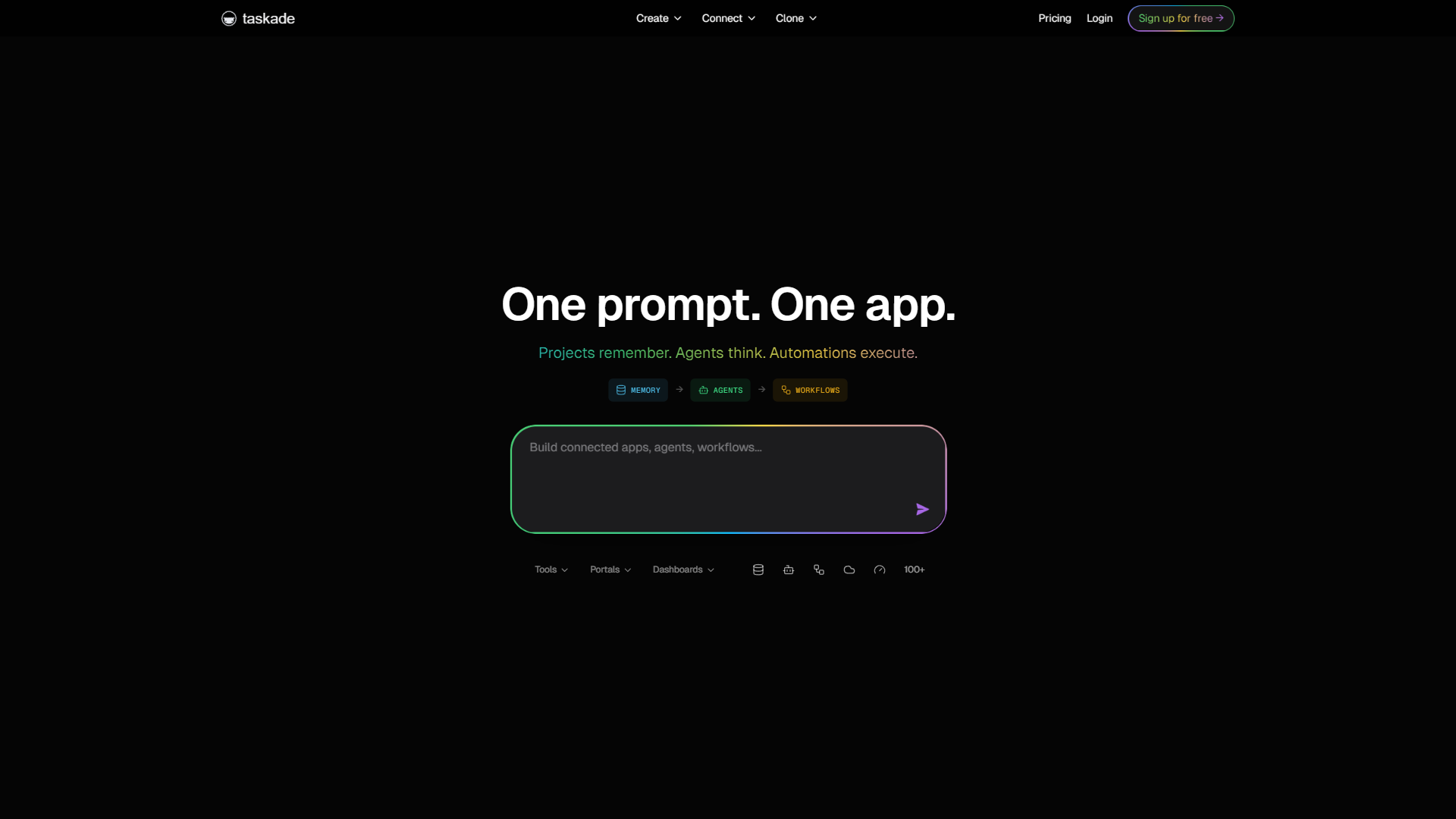 Taskade AI-native workspace with autonomous agents, task management, and built-in video conferencing