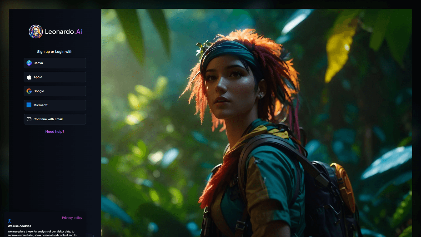 Leonardo AI custom model training interface