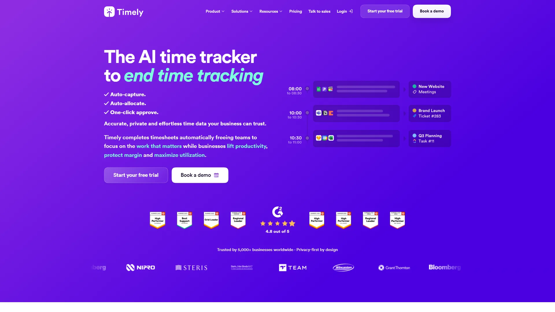 Timely platform