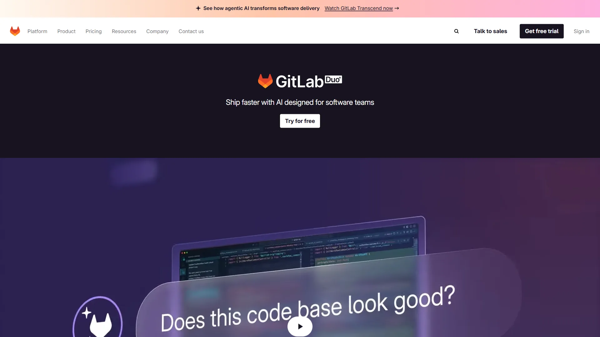 GitLab Duo AI assistant providing code suggestions and automated merge request summaries