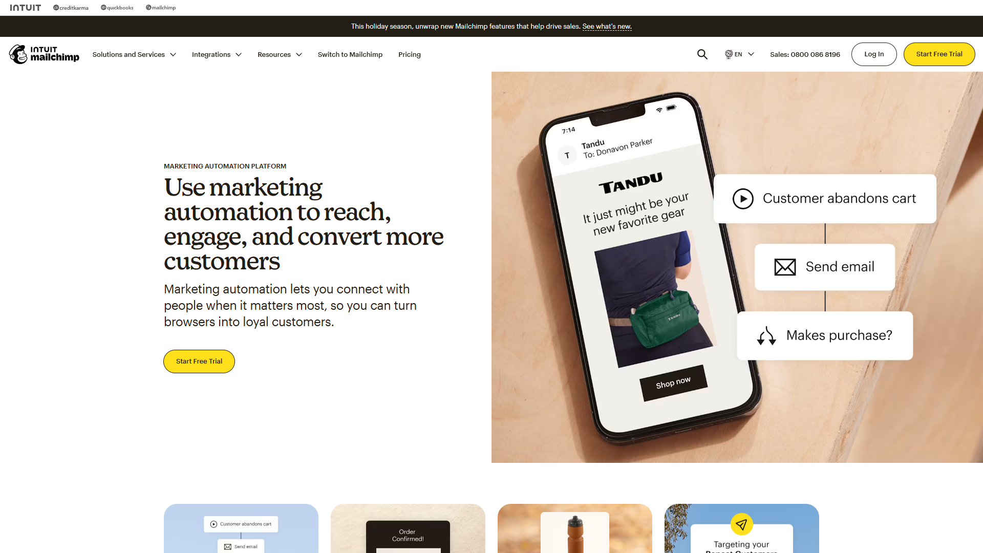 Marketing automation interface showing AI-generated customer journey flows