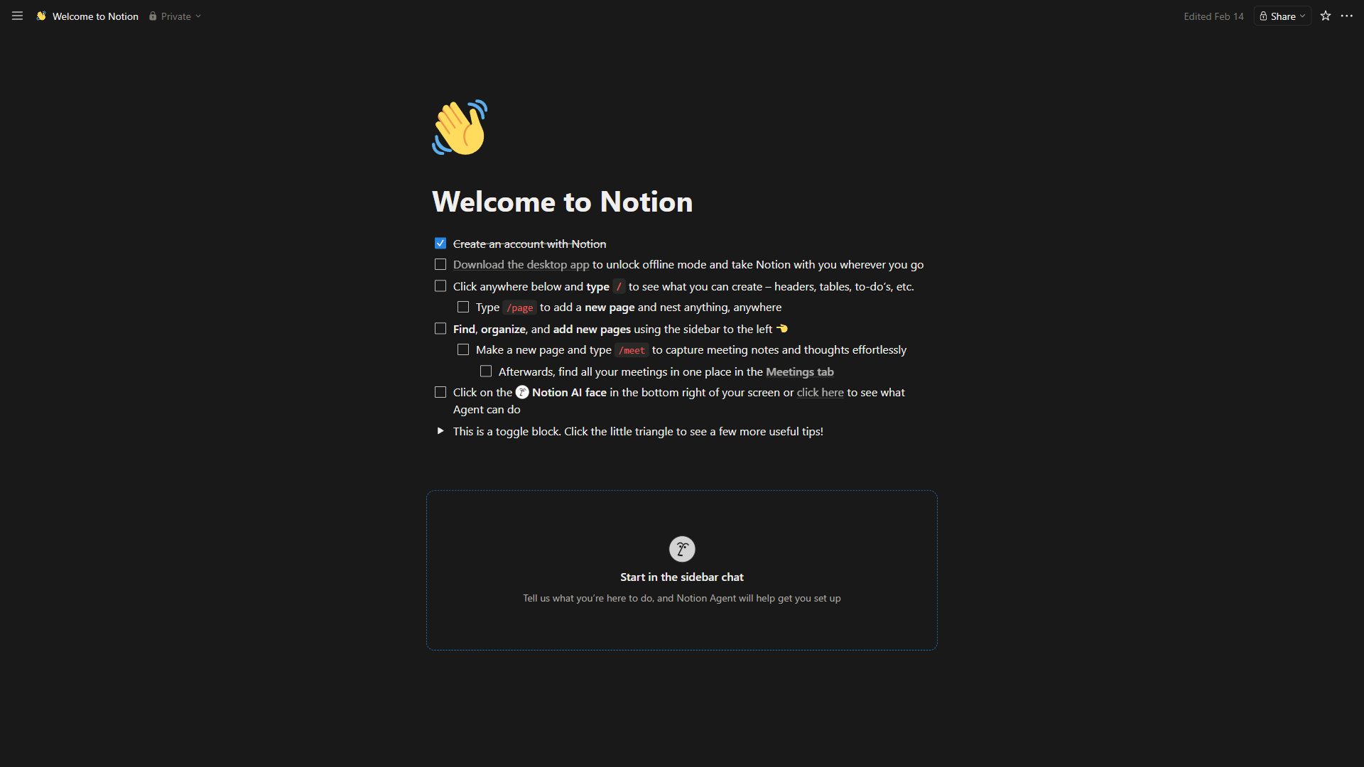 Notion platform