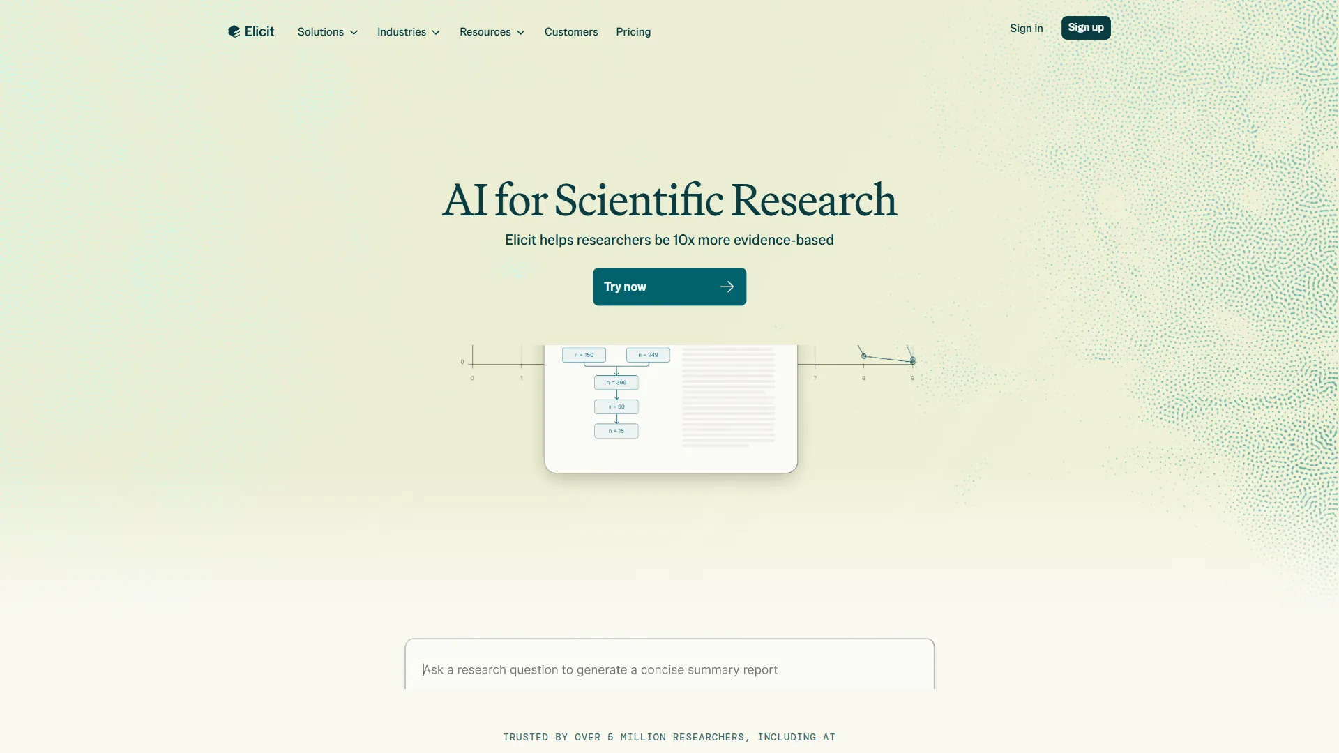 Elicit AI research assistant platform