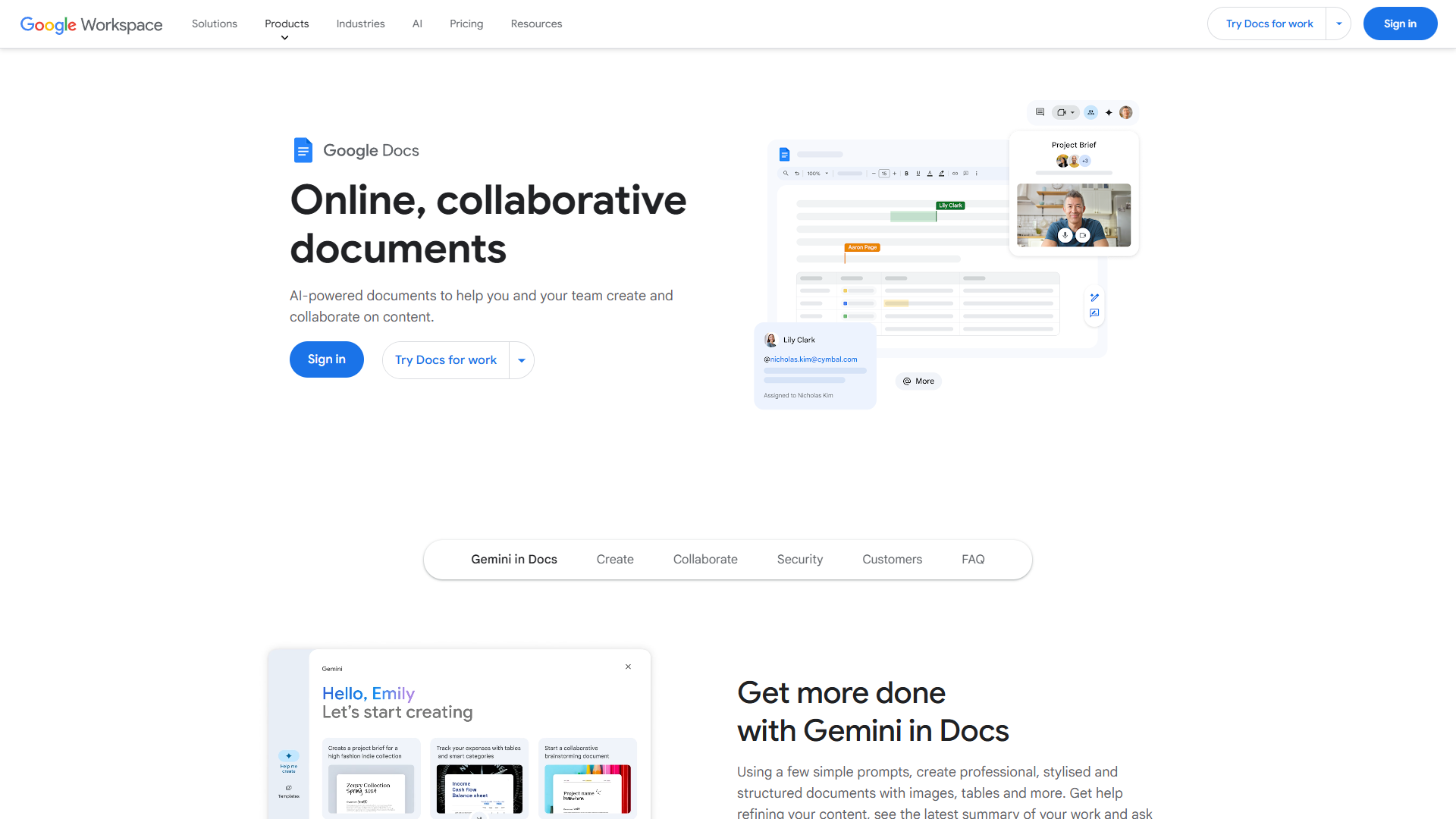 Google Docs interface showing multiple collaborators editing simultaneously