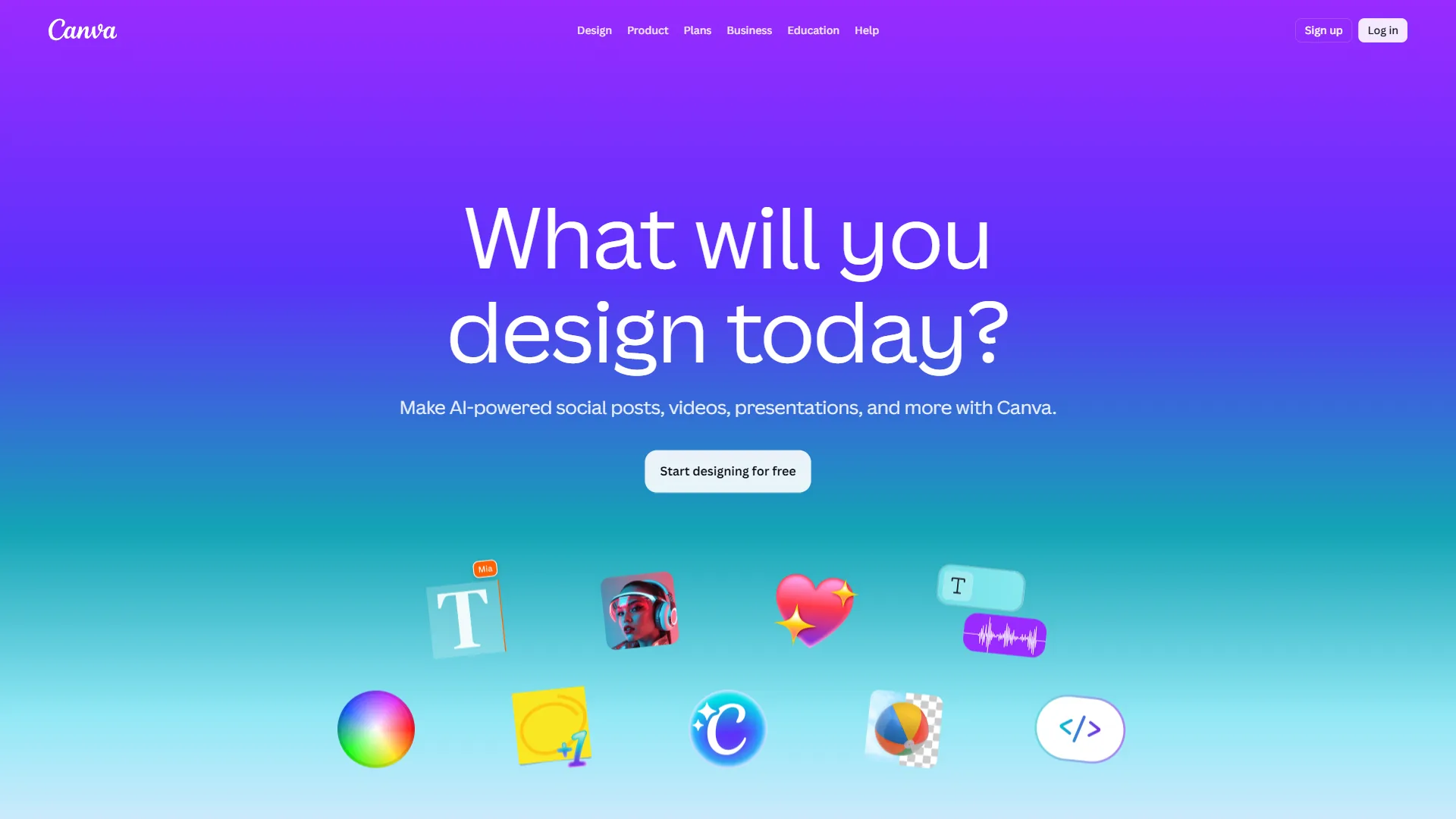 Canva platform showing design editor with templates for social media content