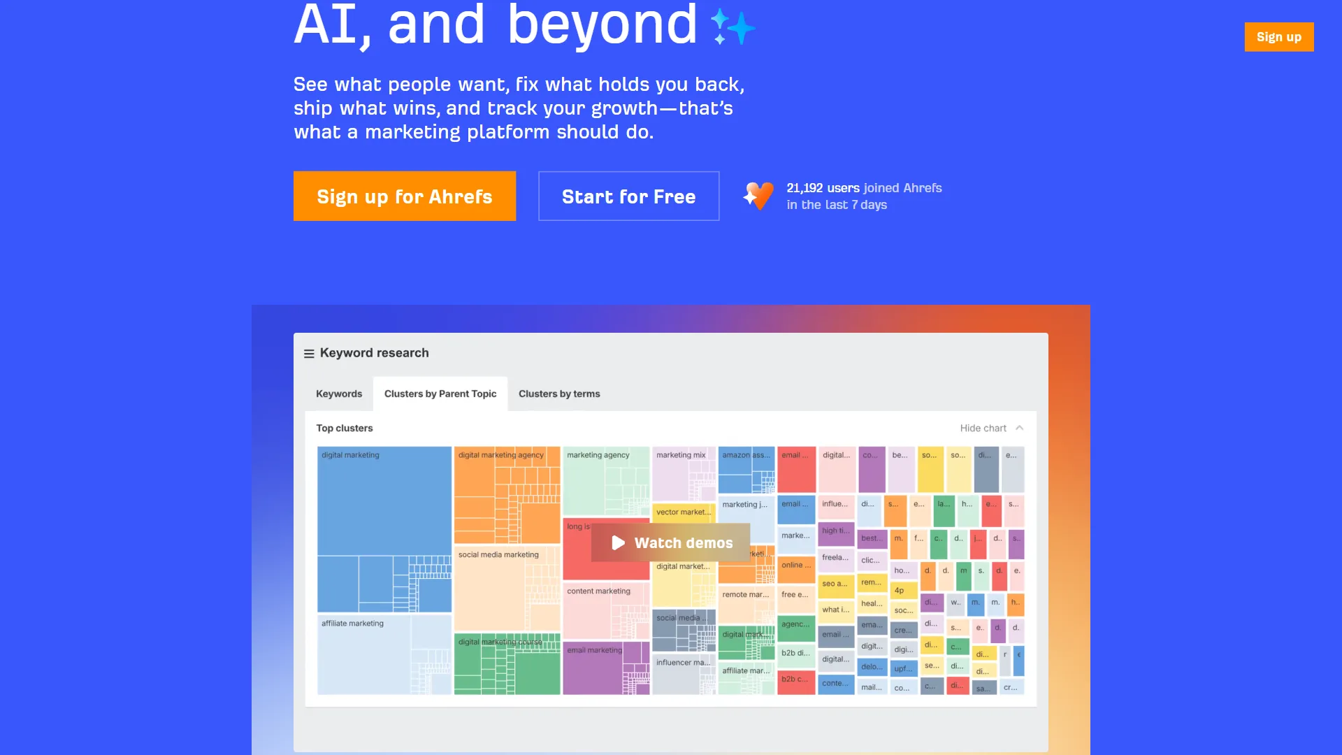 Ahrefs Site Explorer showing backlink profile with referring domains and organic traffic data