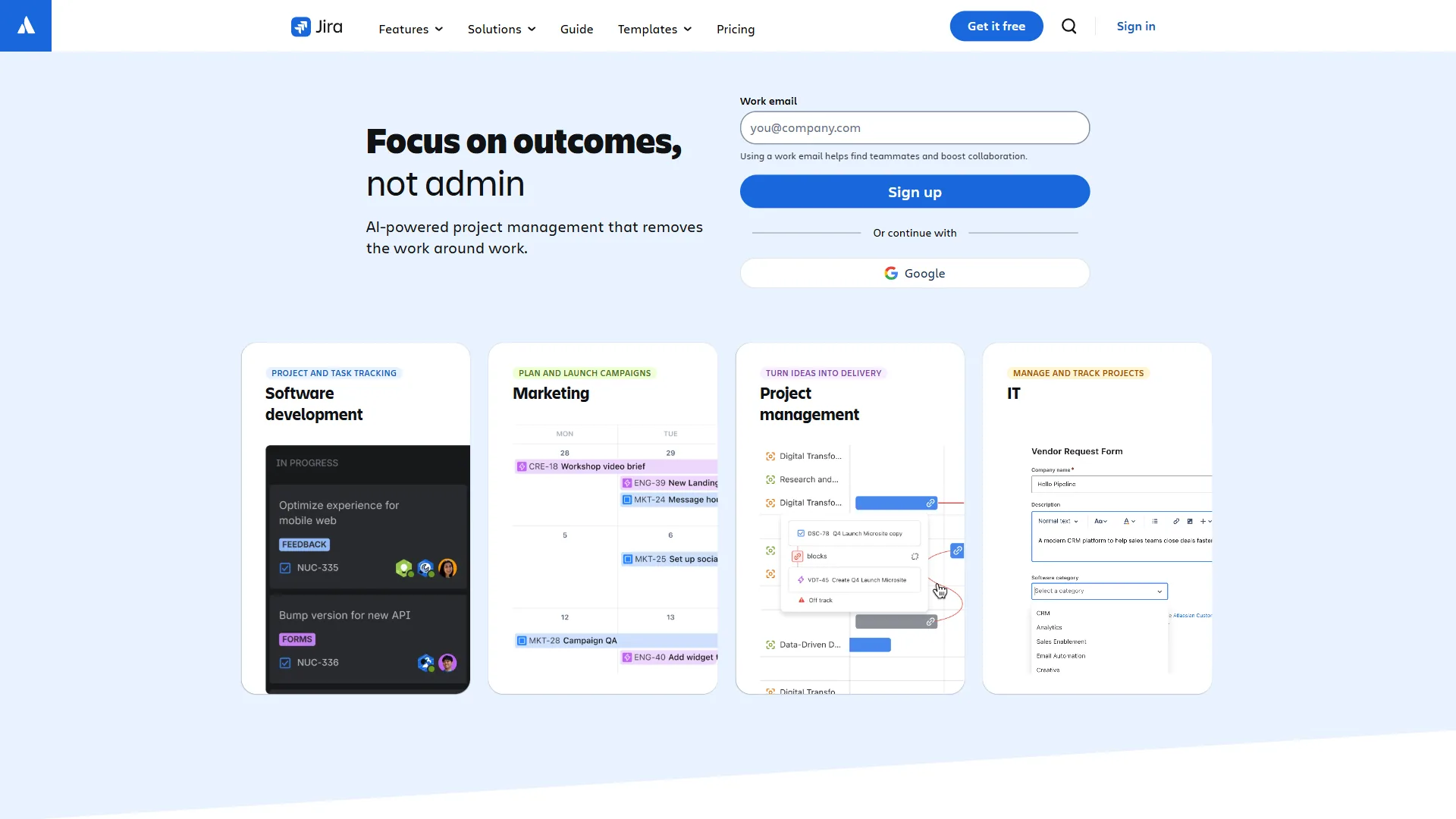 Jira project management platform