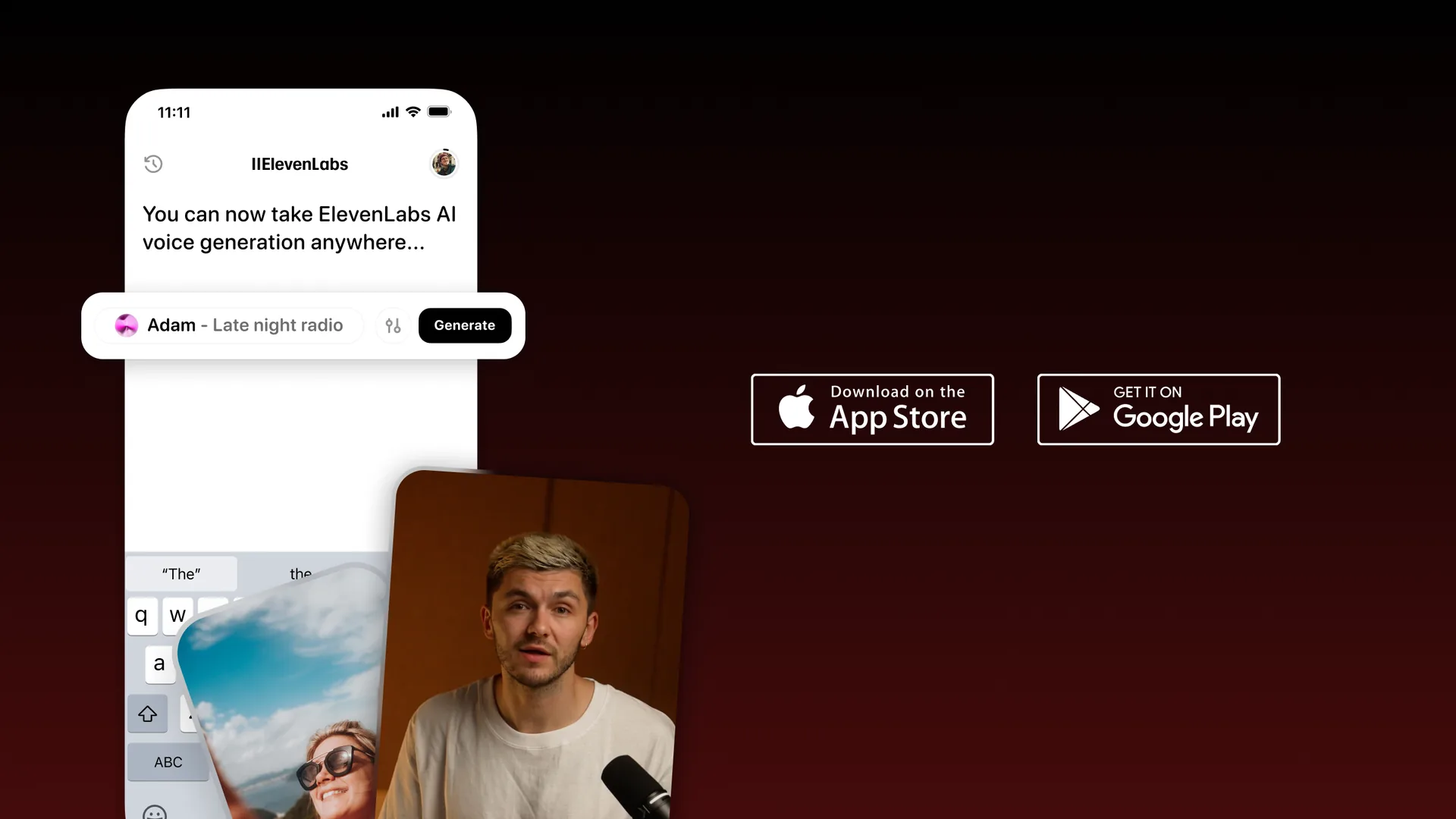 ElevenLabs Eleven App download page