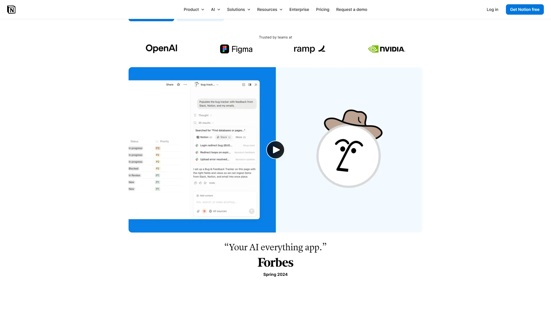 Notion AI search and database features for intelligent file organization