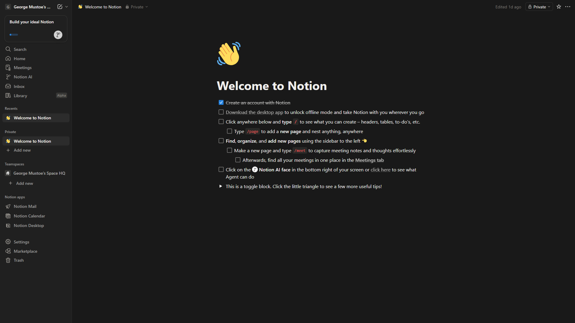 Notion proposal tracking database with status, value, and follow-up date columns